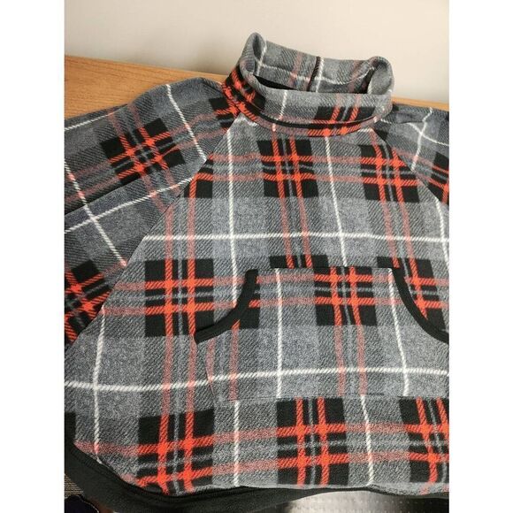 Cuddl Duds Cape Poncho Jacket Womens S Multicolor Turtle Neck Front Pockets - Picture 2 of 5